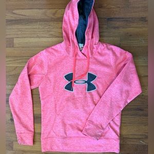 Under Armour Drawstring Coldgear Hoodie Women's Pink
